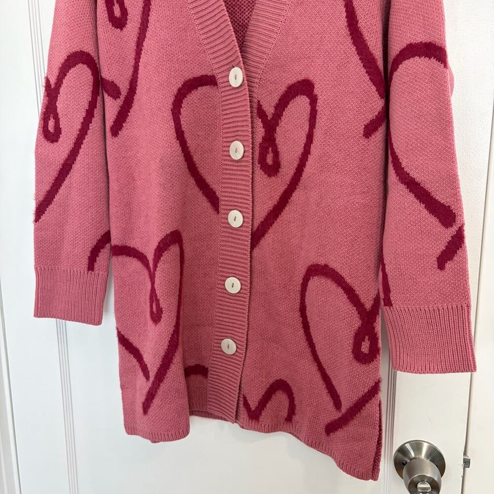 Coldwater Creek Love Notes oversized Cardigan Swearer - Picture 14 of 14